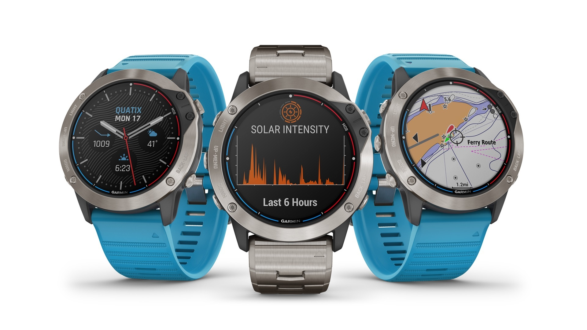 Garmin Quatix 6x zeilen varen boot horloge met kaarten