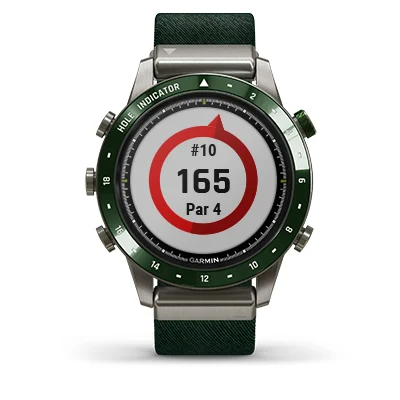 Pinpointer in het smartwatch horloge van Garmin
