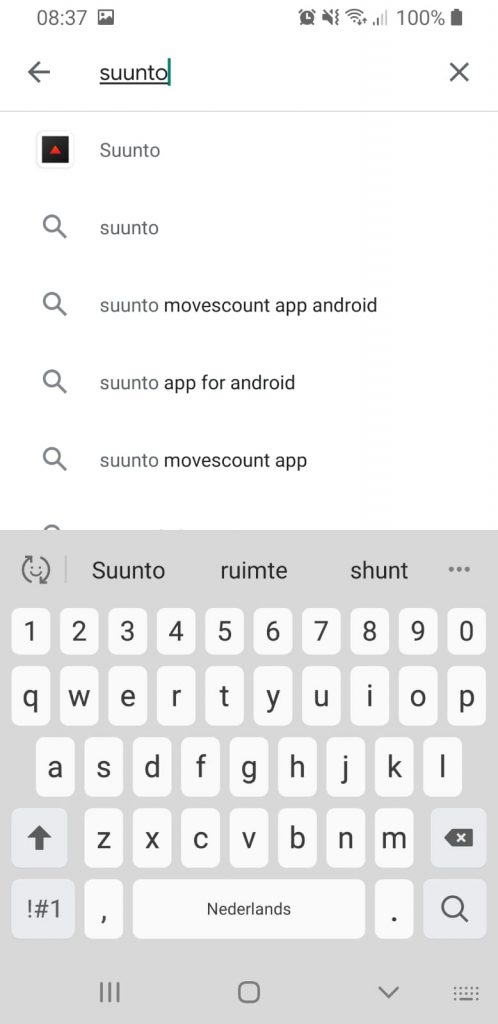 Suunto app installeren playstore google