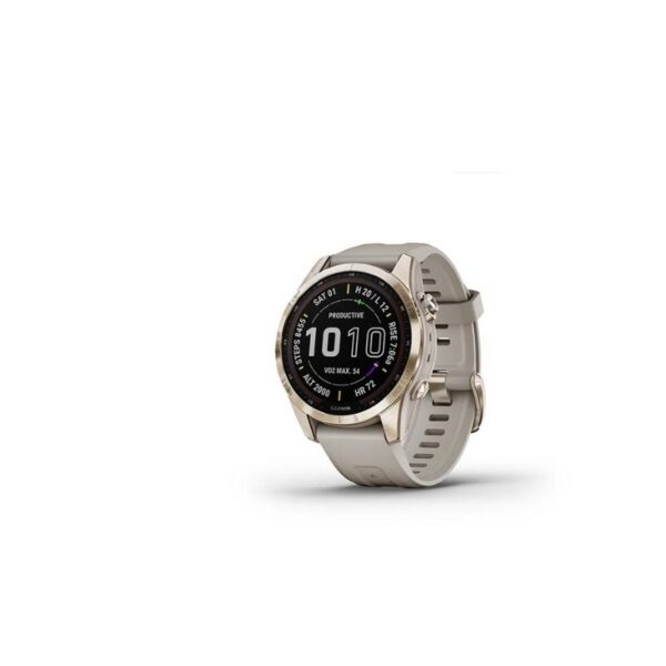 Garmin Fenix 7s cream titanium